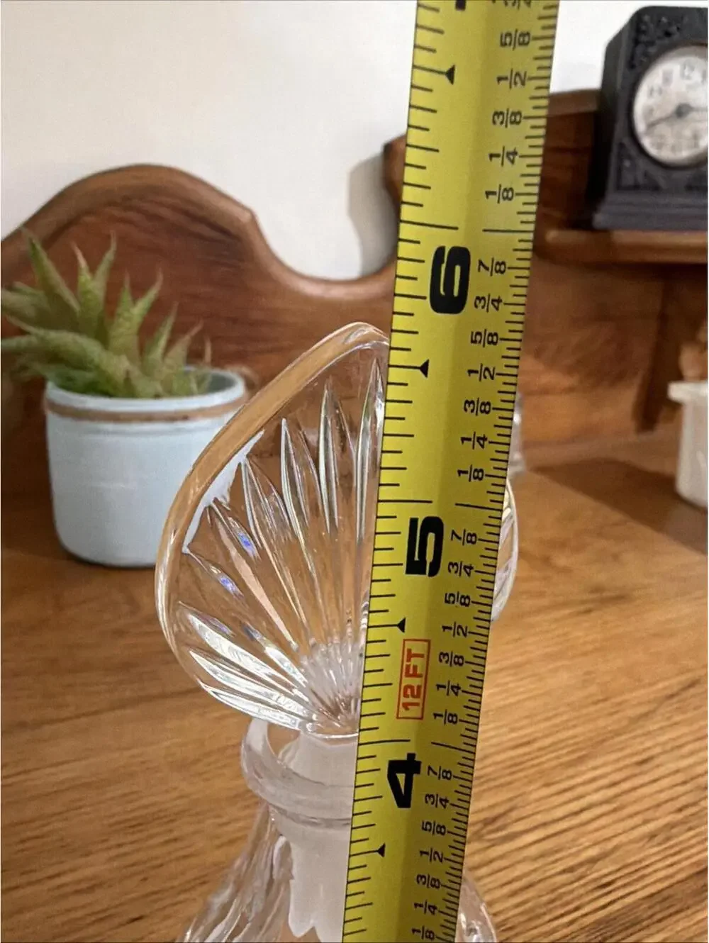 VTG Glass Perfume Bottle Heritage princess art deco Glass Stopper Floral Chateau - Picture 8 of 10